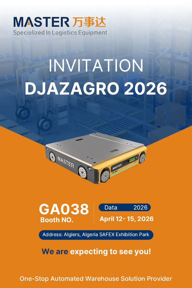 MASTER to Participate in DJAZAGRO 2026 in Algeria, Showcasing Smart Warehouse Solutions for North African Market